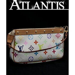 Louis Vuitton Pochette Accessoires Accessory Pouch Multicolor White